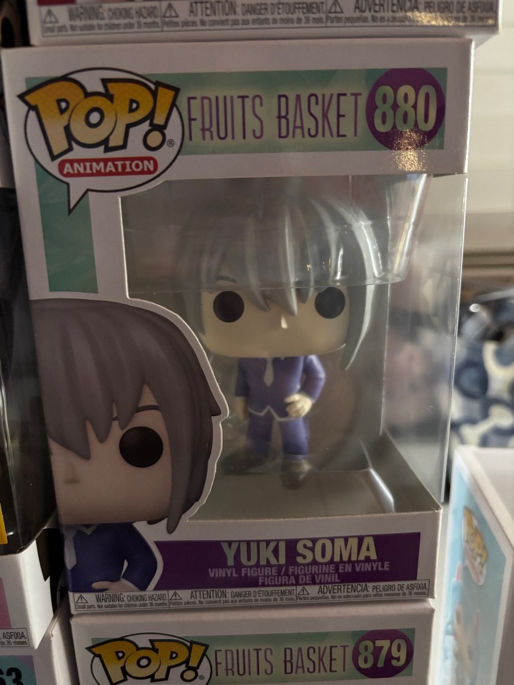 Funko Yuki Soma Vinyl Figure - Purple Outfit, Gray Hair